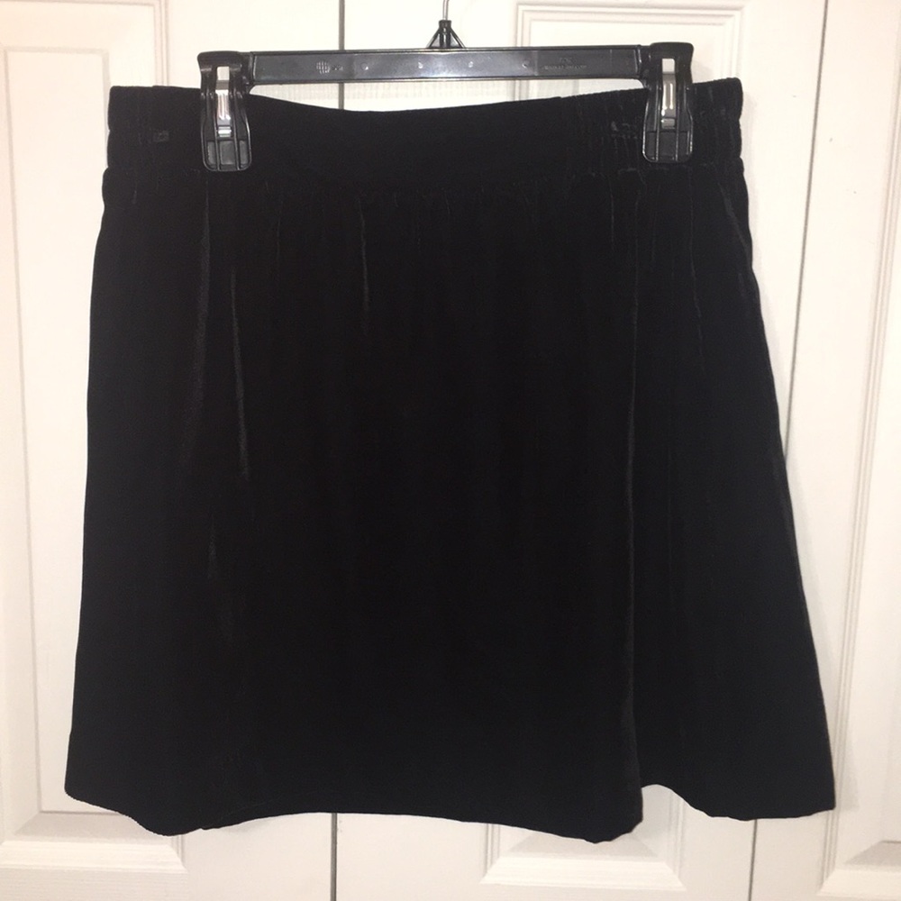 LOFT Velvet Mini-Skirt